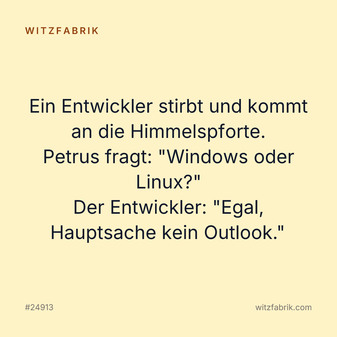 Witzfabrik-Bild zu Witz #24913