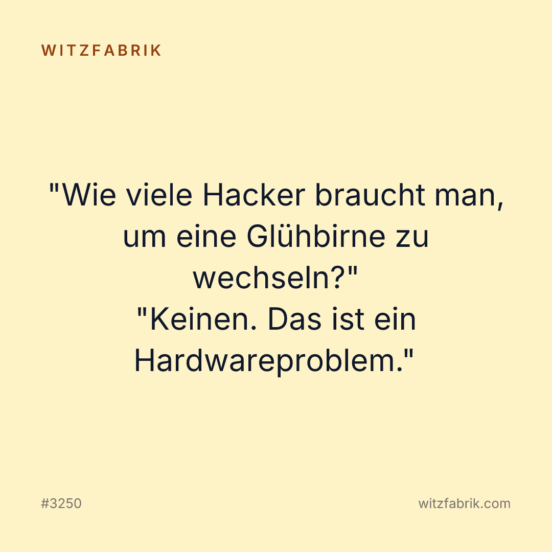 Witzfabrik-Bild zu Witz #3250
