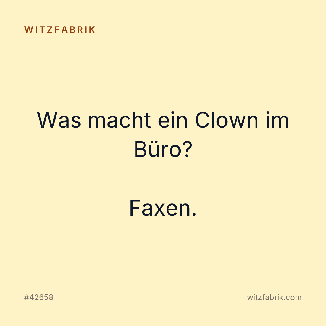 Witzfabrik-Bild zu Witz #42658