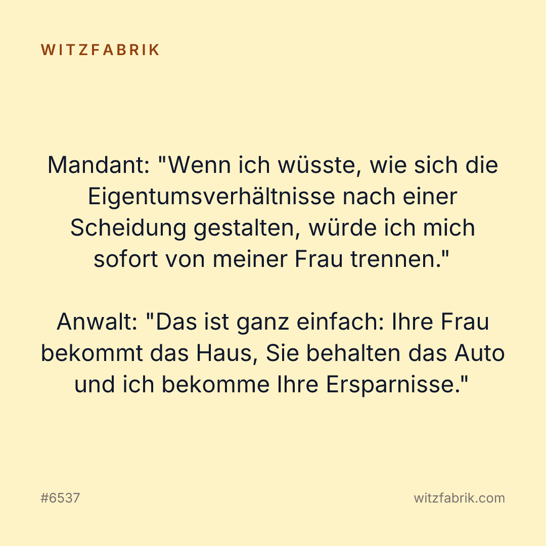 Witzfabrik-Bild zu Witz #6537