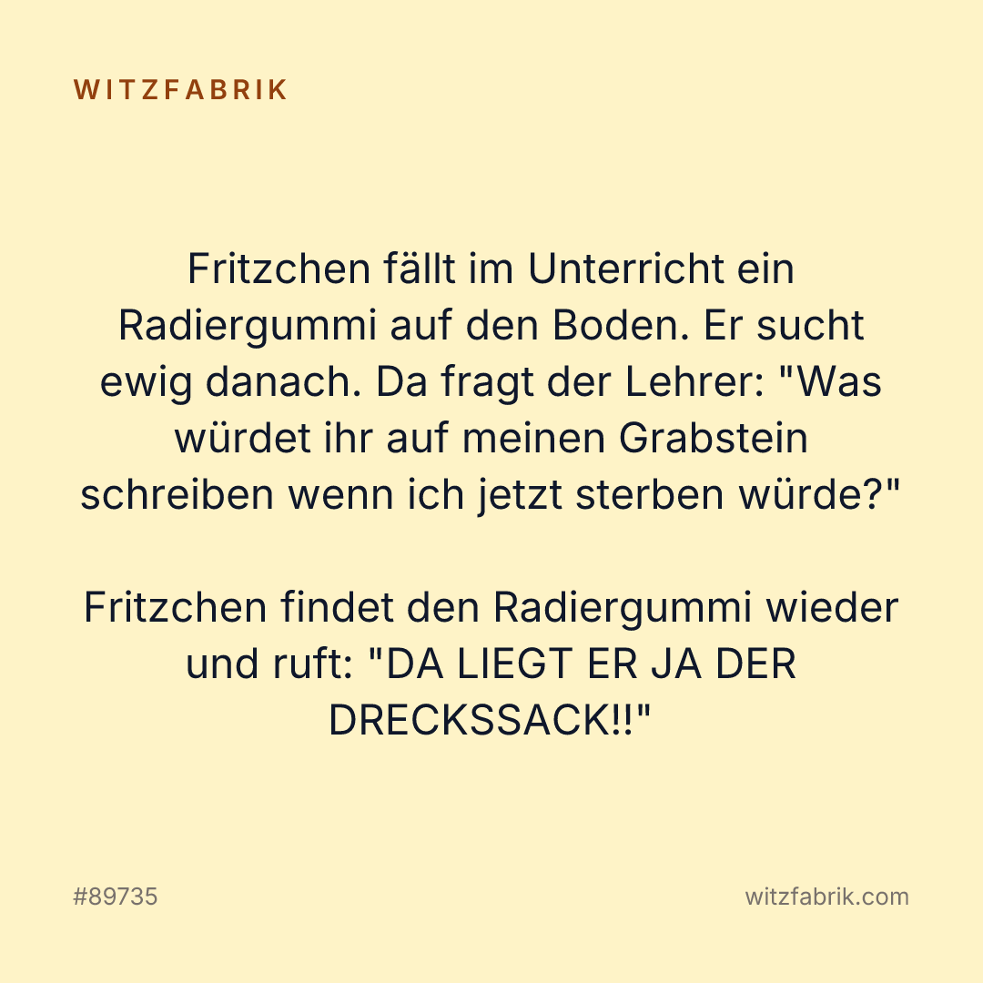 Witzfabrik-Bild zu Witz #89735